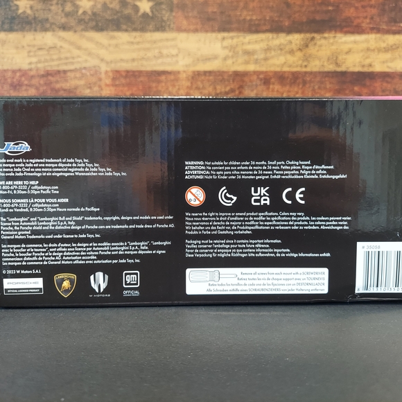 Pink and White Lykan Hypersport Die-Cast Car - Picture 7 of 7